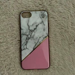 iPhone 6s/7, Marble and pink phone case.